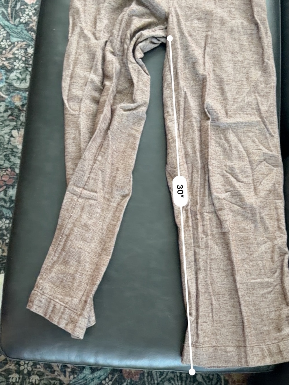 Aerie casual Elastic Waist Wide-Leg Pants - Tweed Brown - Picture 5 of 5